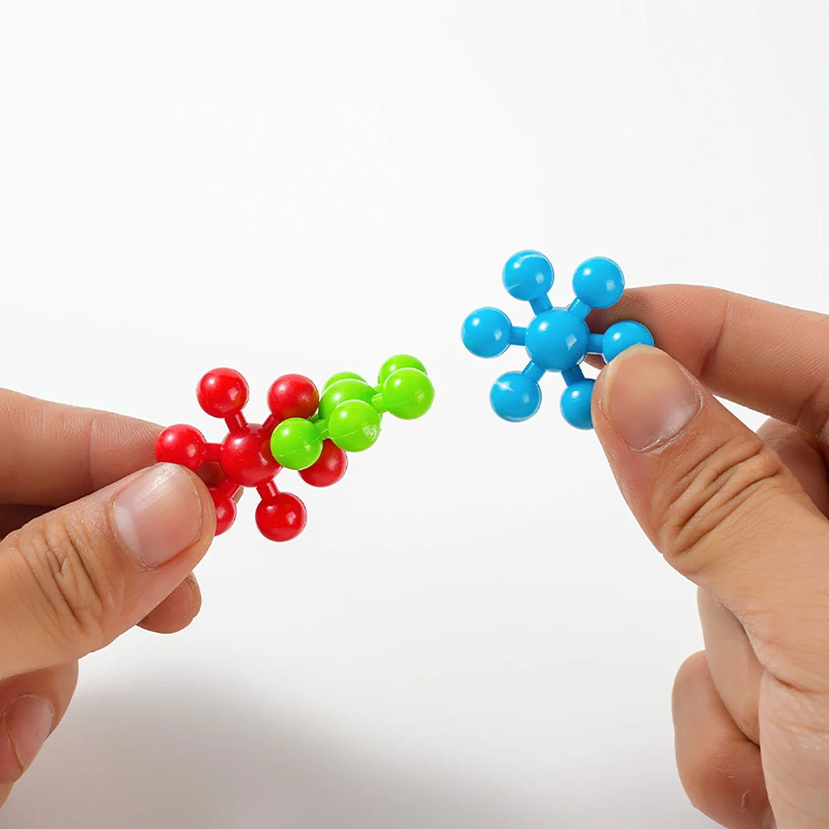 Creativo - Montessori Schneeflocken Steckbausteine - Sopheria
