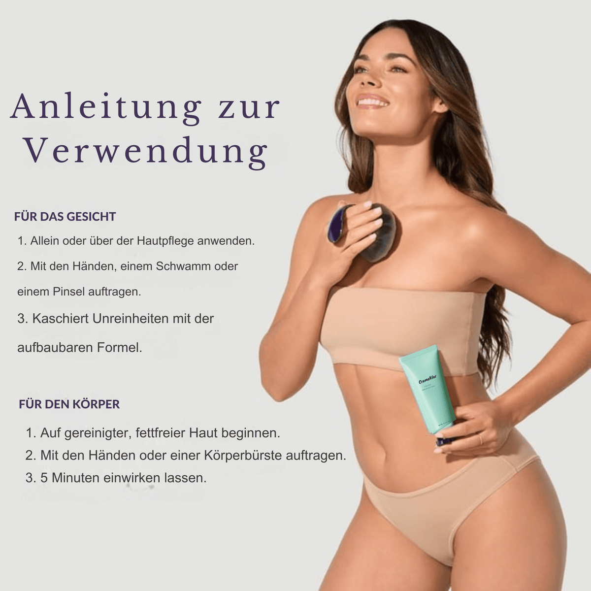 CremeKlar™ / Feuchtigkeitsspendender Concealer mit natürlichem Deckkraft-Finish - Sopheria