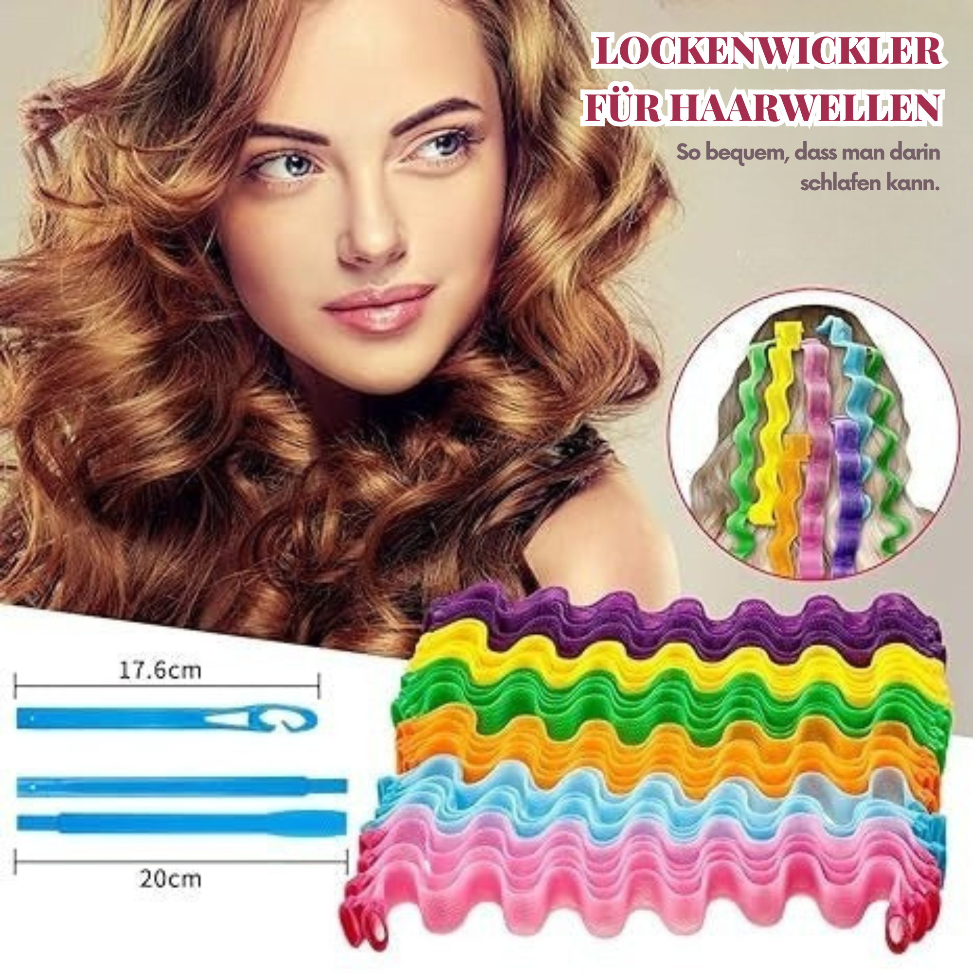 CurlSoft – Locken Ohne Hitze & Haarschäden (12 Stück) - Sopheria