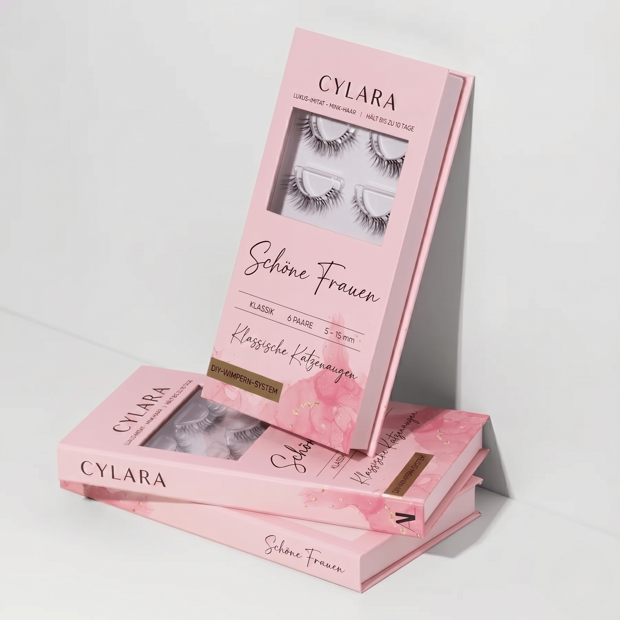 Cylara - Komplettes Wimpern Set für Anfänger (5–15mm) - Sopheria