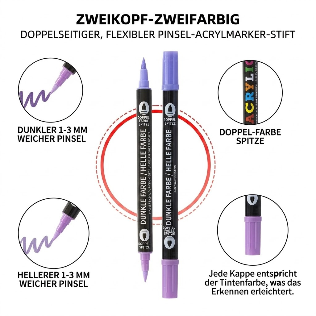 KunstKlick™ / Acrylfarbstifte für lebendige Kreationen