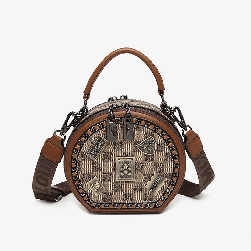 BärLuxe – Leder Umhängetasche mit Vintage Stil