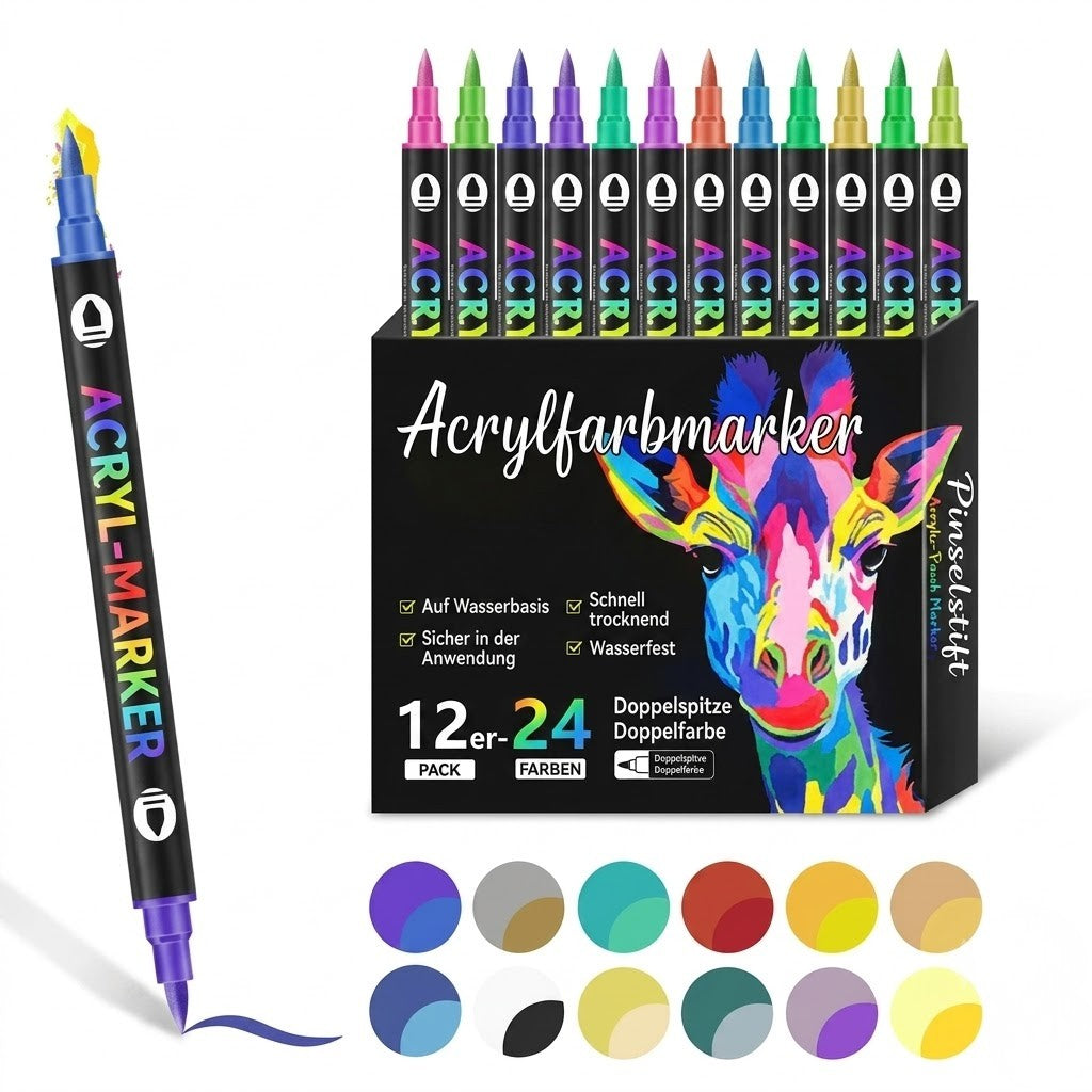KunstKlick™ / Acrylfarbstifte für lebendige Kreationen