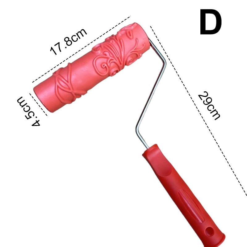 RollenTausch™ / Farbroller mit Prägestruktur für Wanddekoration