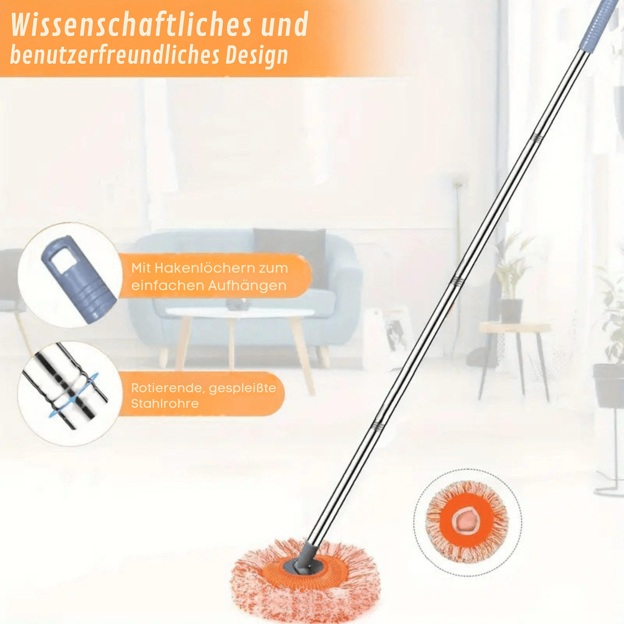 DehnDuster™ / Der Mopp, der dort reinigt, wo andere versagen - Sopheria