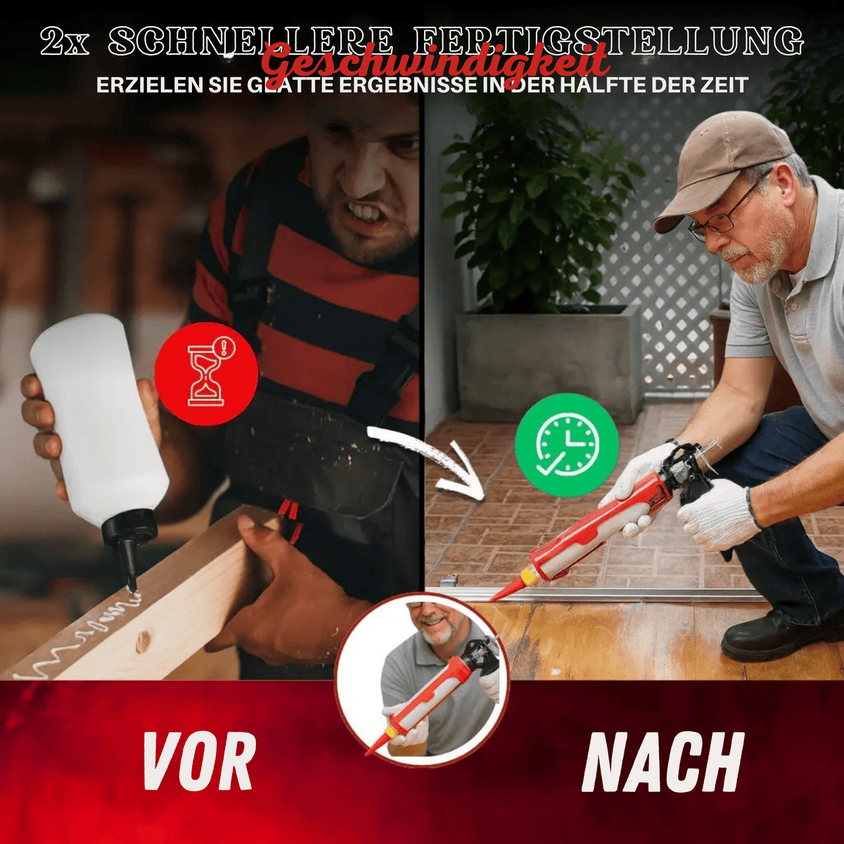 DichtDüsen™ / Mehrspitzen-Applikatorset für ein gleichmäßigeres Versiegeln - Sopheria