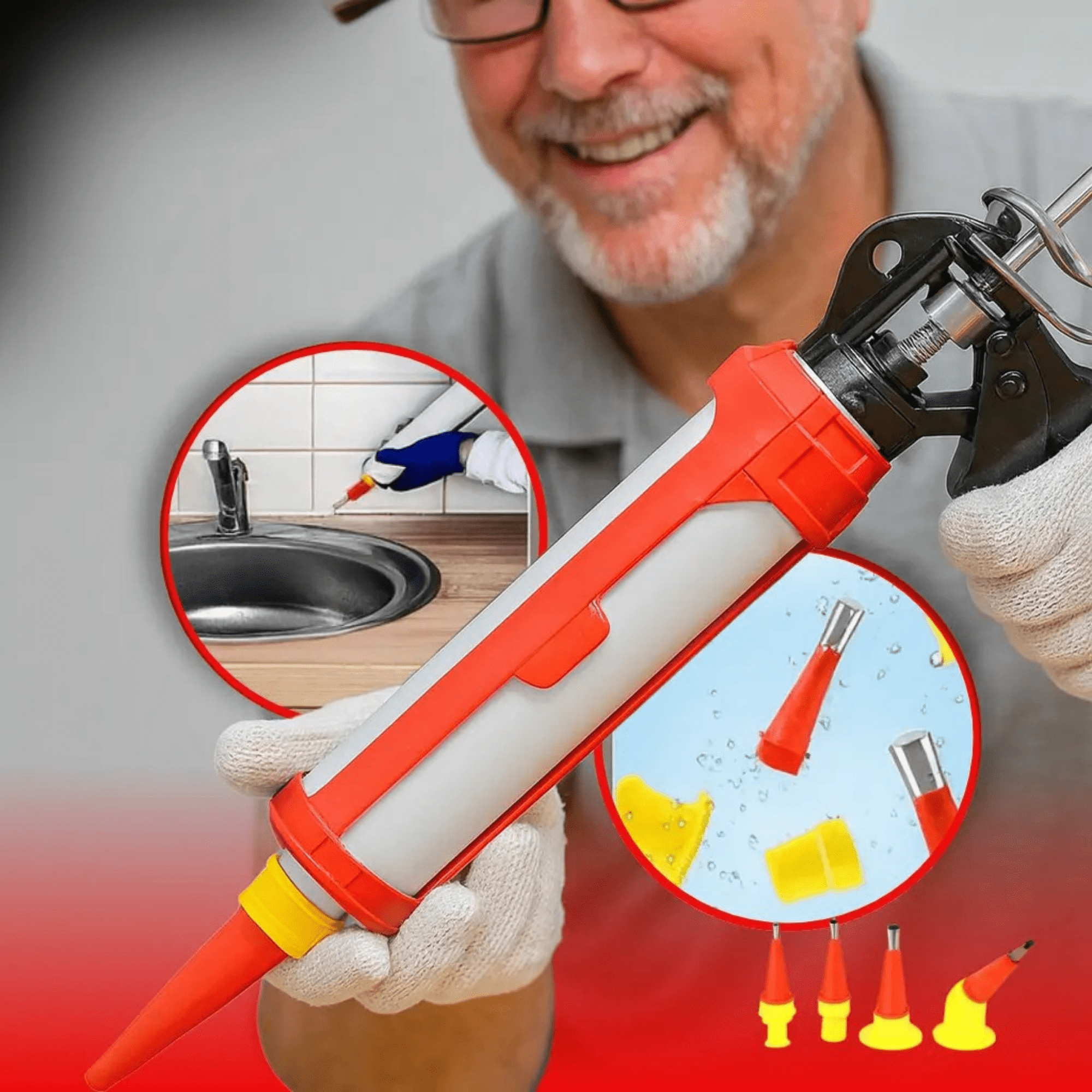 DichtDüsen™ / Mehrspitzen-Applikatorset für ein gleichmäßigeres Versiegeln - Sopheria