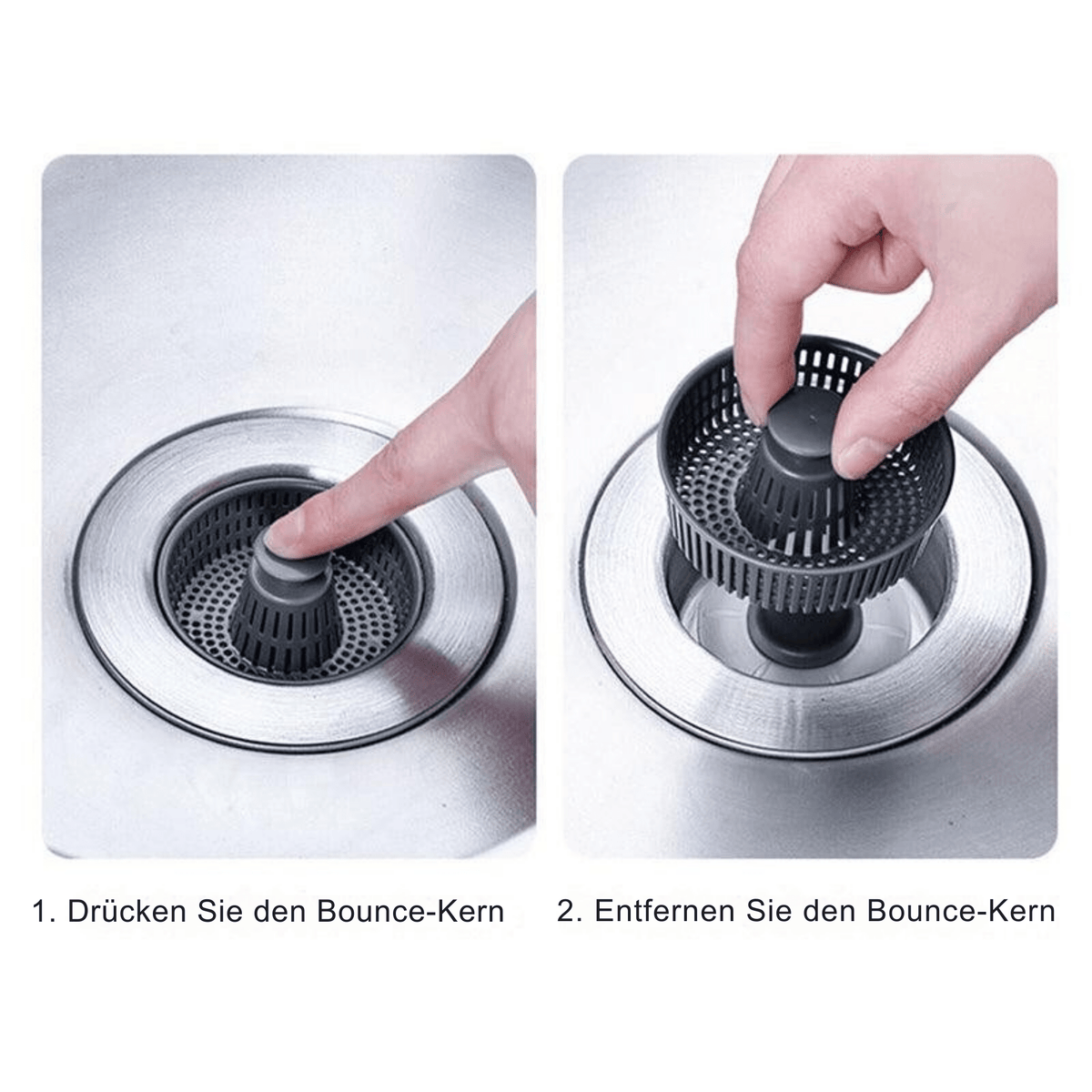 DichtDuo™ / Ablassstopfen Und Geruchsfilter Für Küchenspülen - Sopheria