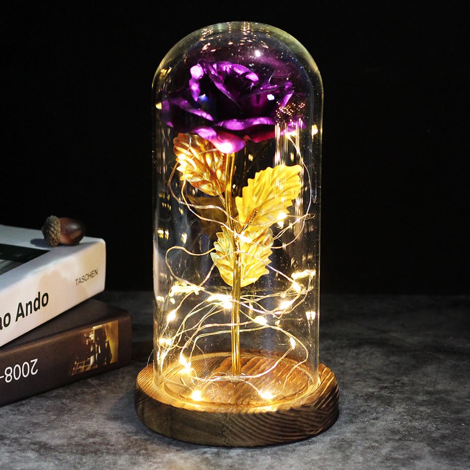 Die ewige Rose - ein Geschenk, das immer leuchtet - Violette Rose - Sopheria