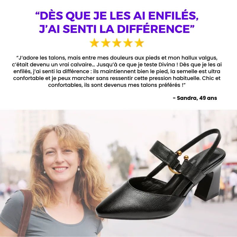 Divina™ – Orthopädische Komfortschuhe mit Absatz für Damen - Sopheria
