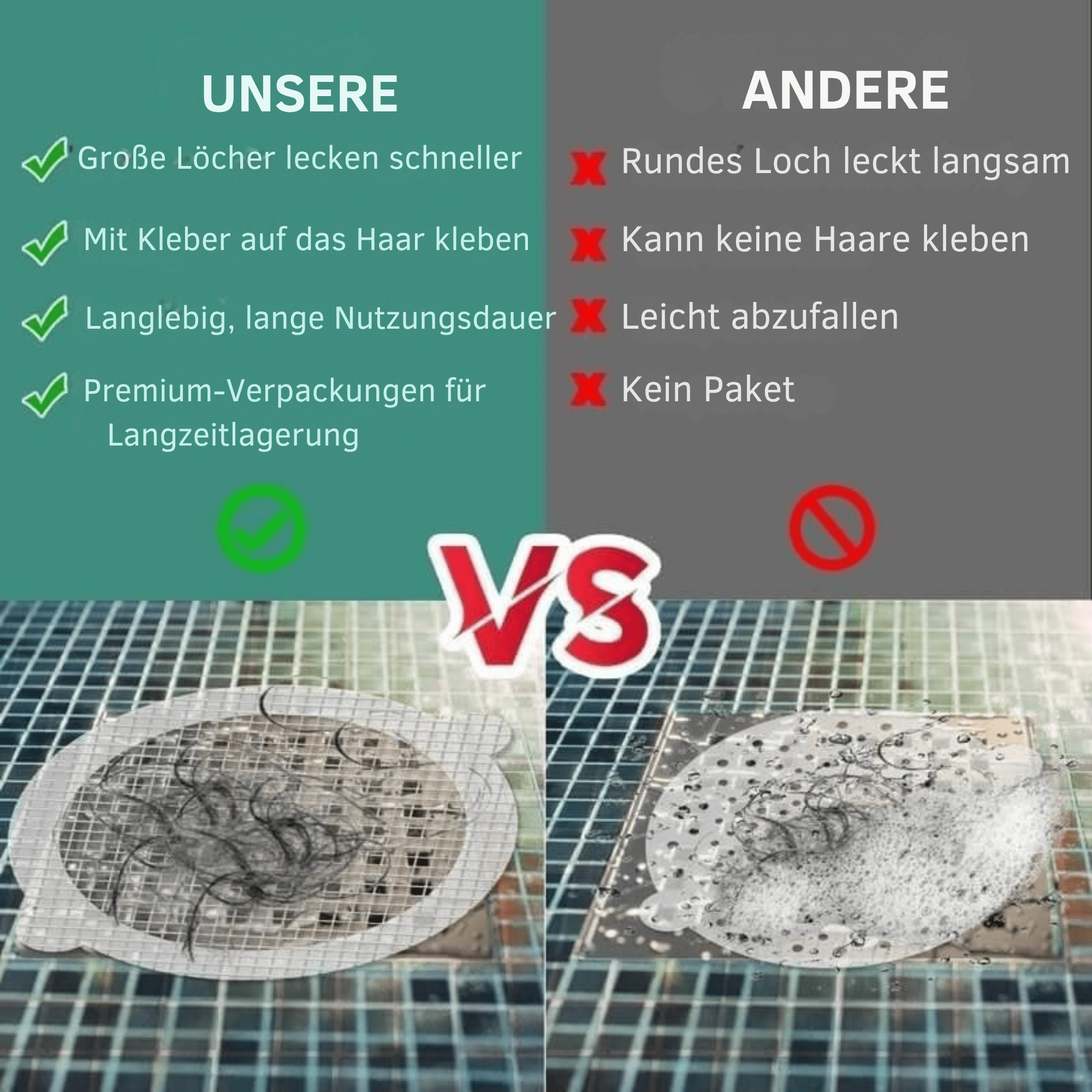 DrainHeld™ / Einweg-Bodenablaufaufkleber - Sopheria