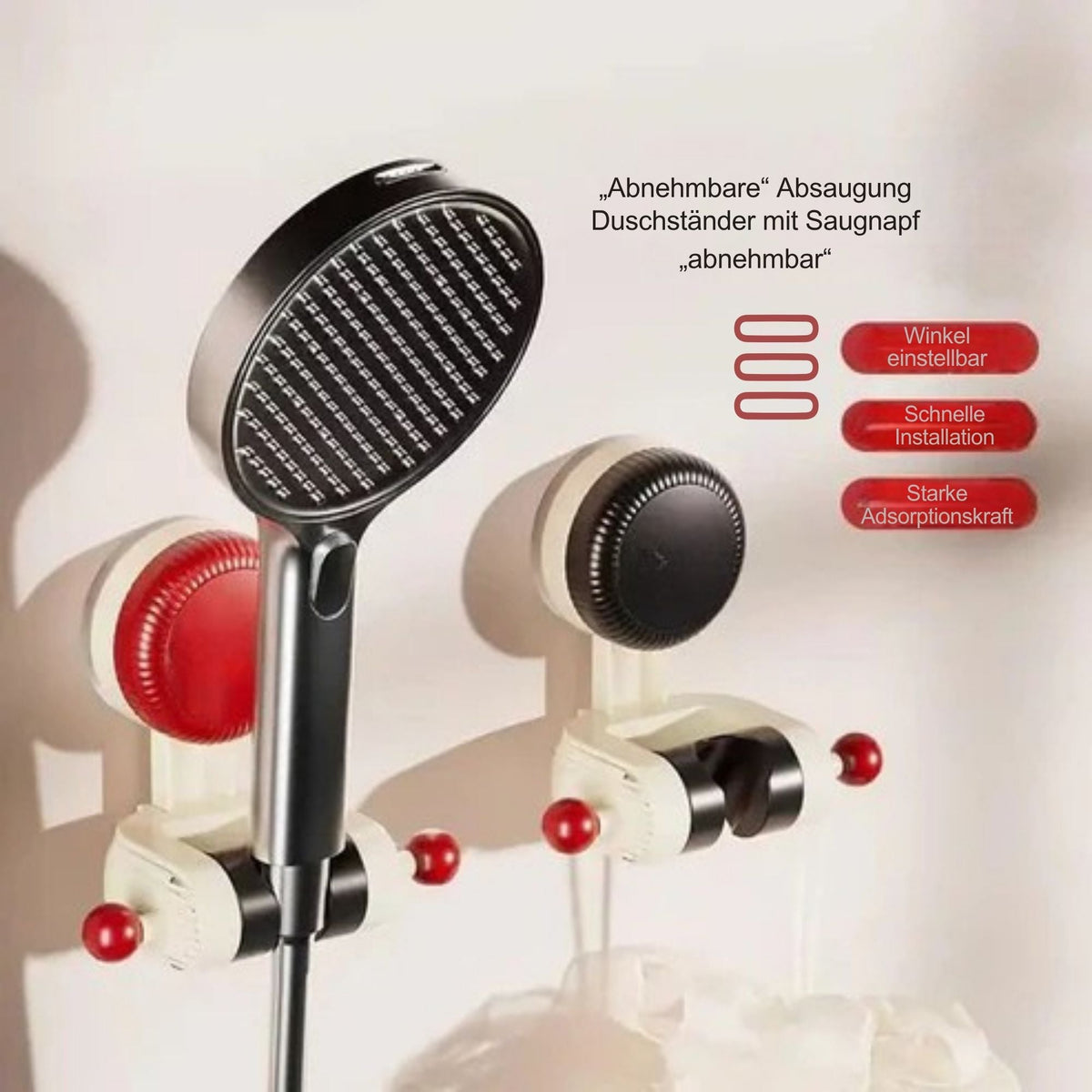 DuschDock™ / Verstellbarer Duschkopfhalter Mit Saugnapf - Sopheria