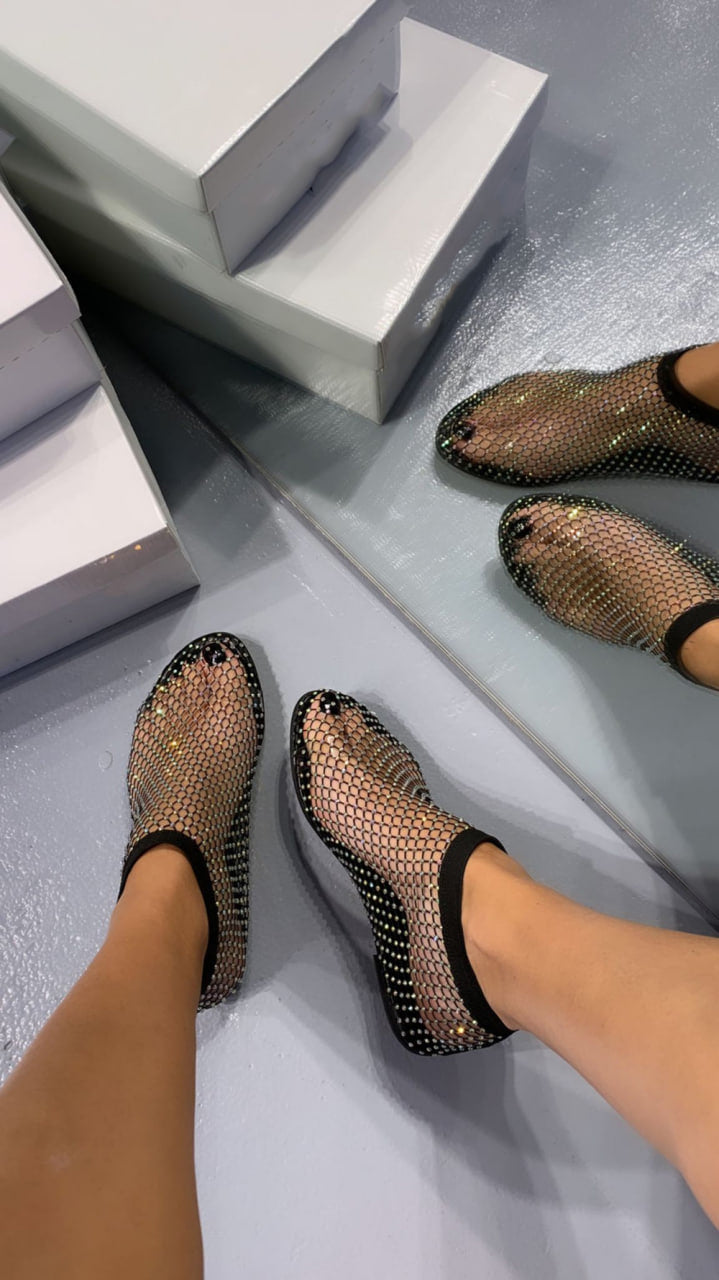 Gisela™ / Glänzende Stilvolle Ballerinas