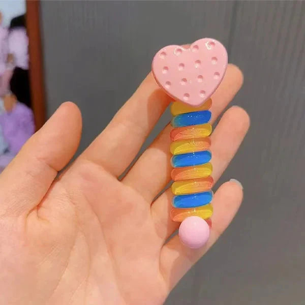 HaarHerz™ / Kleine Prinzessin Telefonkabel Haargummis