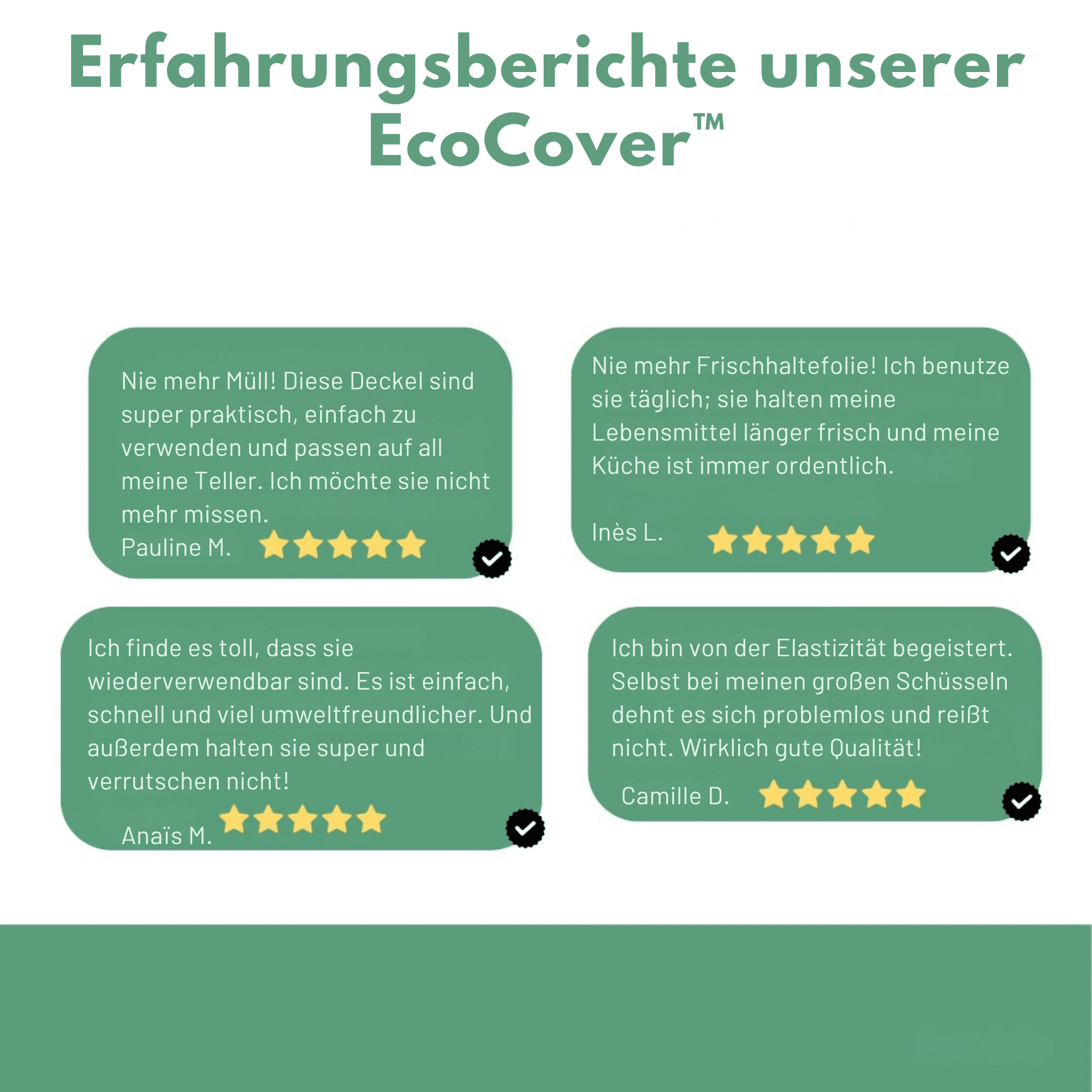 EcoCover™ / Wiederverwendbare Lebensmitteldeckel - Sopheria