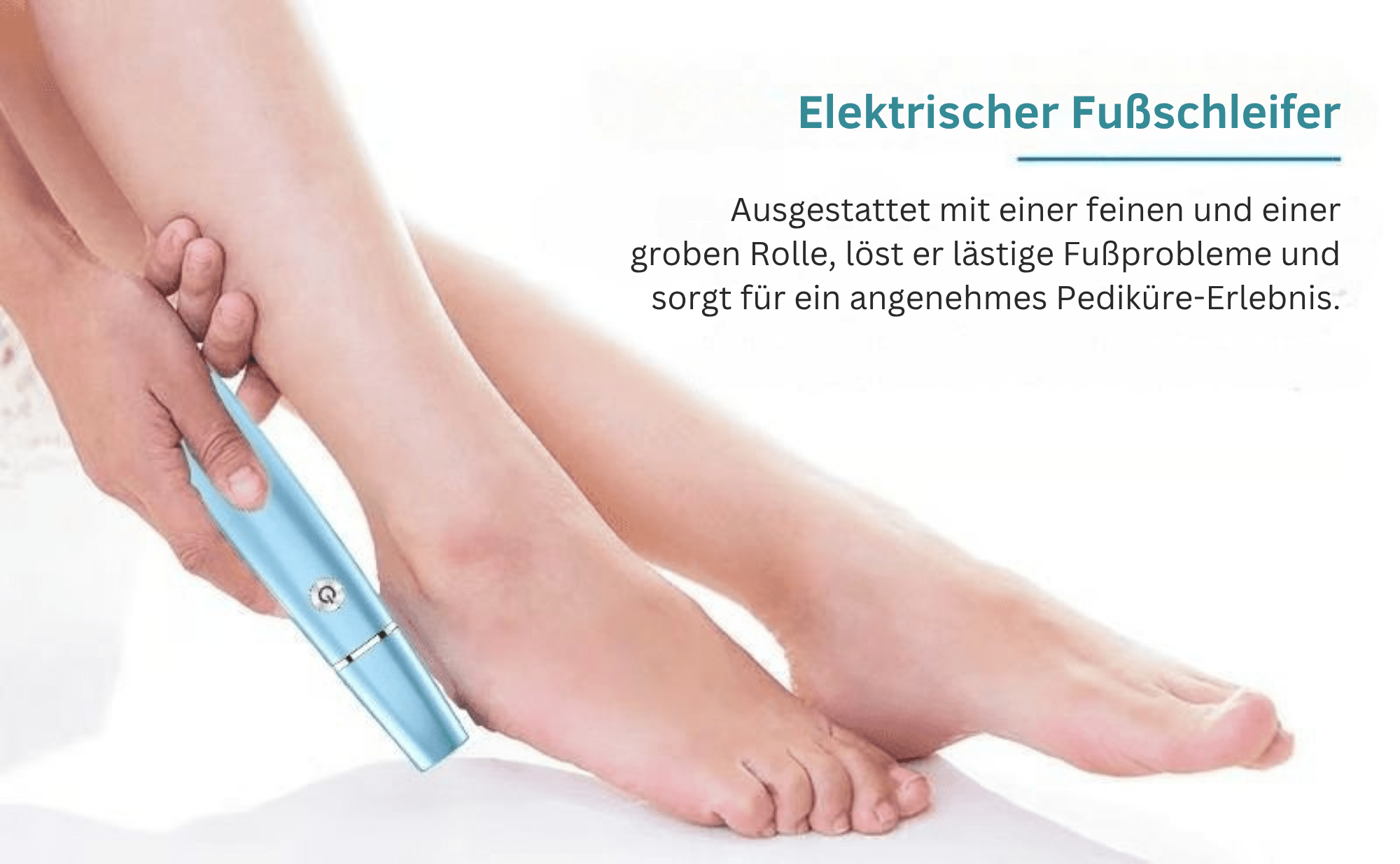 Eva Elektrischer Hornhautentferner – Schmerzfreie Entfernung von Hornhaut mit Profi-Leistung & Komfort - Sopheria
