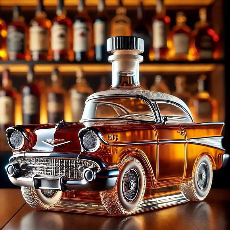 FahrerFlasche™ / Whiskeyflasche im Retro-Auto-Design - Sopheria