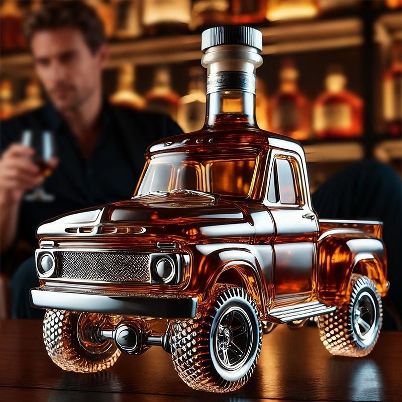 FahrerFlasche™ / Whiskeyflasche im Retro-Auto-Design - Sopheria