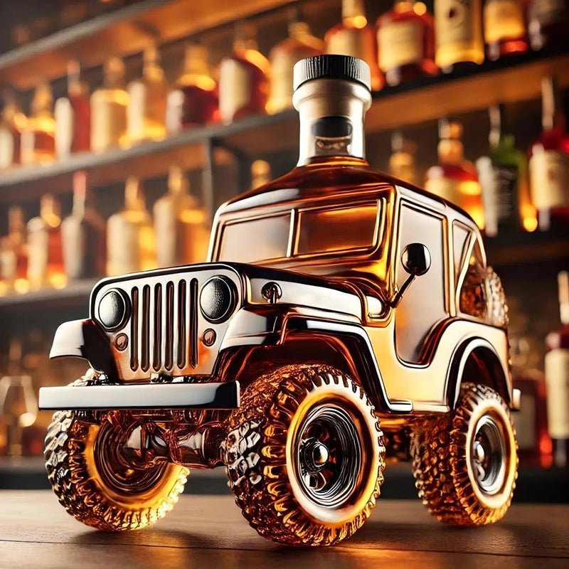 FahrerFlasche™ / Whiskeyflasche im Retro-Auto-Design - Sopheria