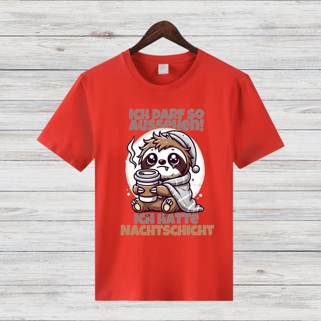 Faules Faultier | Lustiges Nachtshirt | Humorvolles Winterdesign | Statement Shirt für Frauen - Sopheria