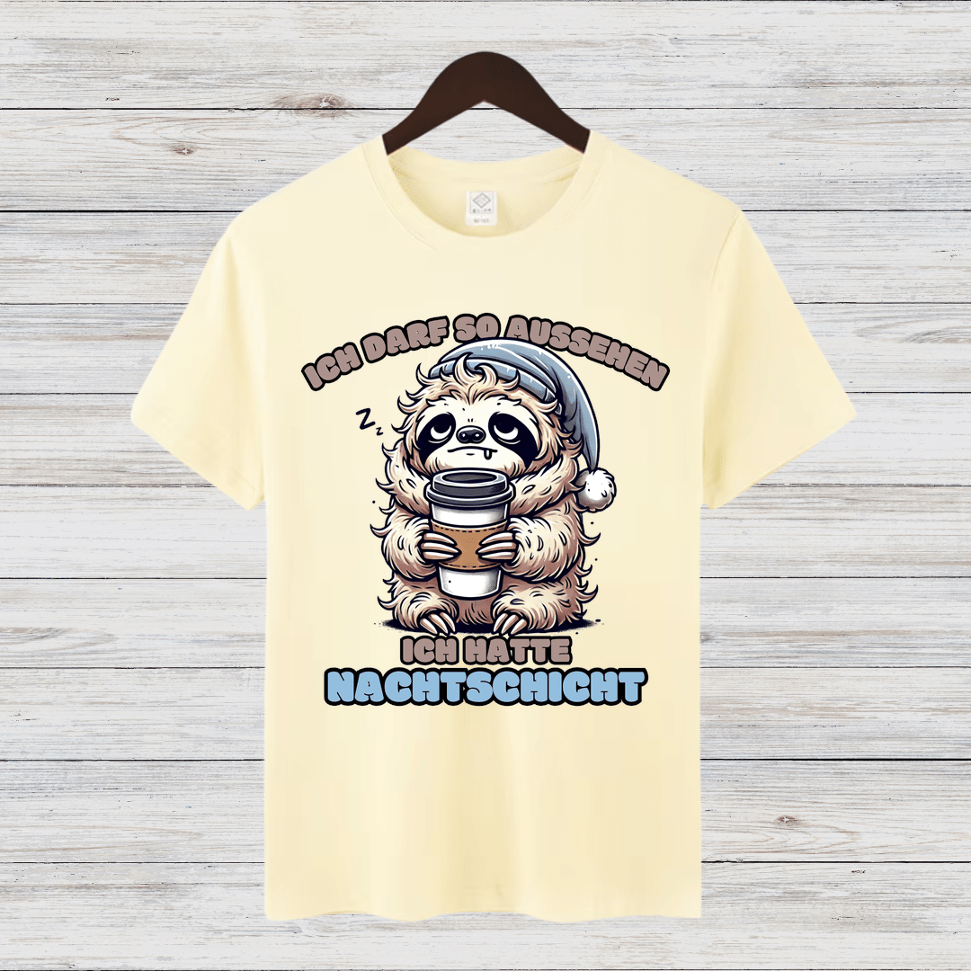 Faultier Nachtschicht | Lustiges Wintershirt | Humorvolles Faultier Design | Statement Shirt für kalte Tage - Sopheria