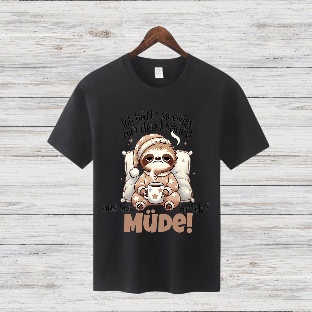 Faultier Pyjama Shirt | Lustiges Winterdesign | Gemütliches Statement-Shirt | Geschenkidee für Frauen - Sopheria