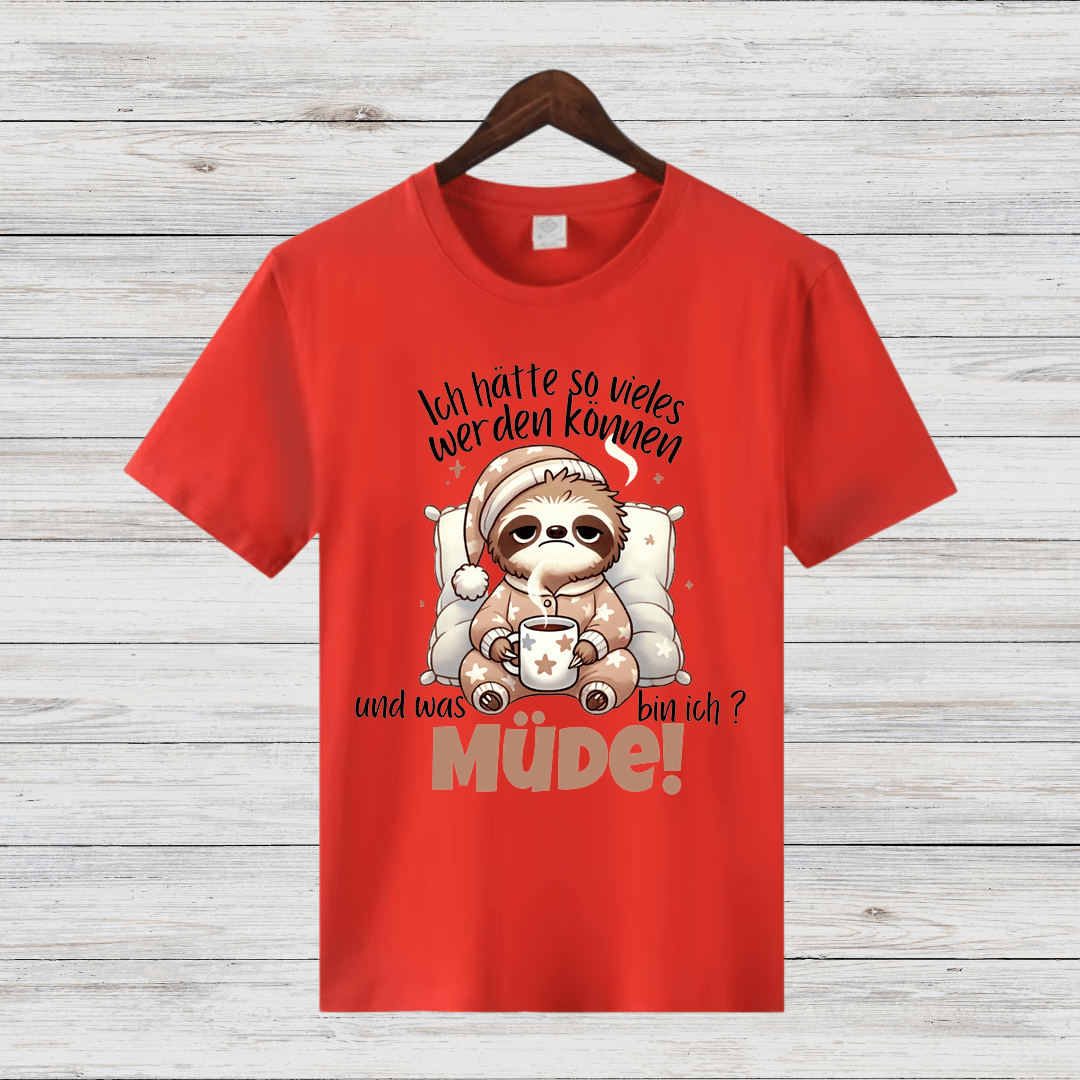 Faultier Pyjama Shirt | Lustiges Winterdesign | Gemütliches Statement-Shirt | Geschenkidee für Frauen - Sopheria