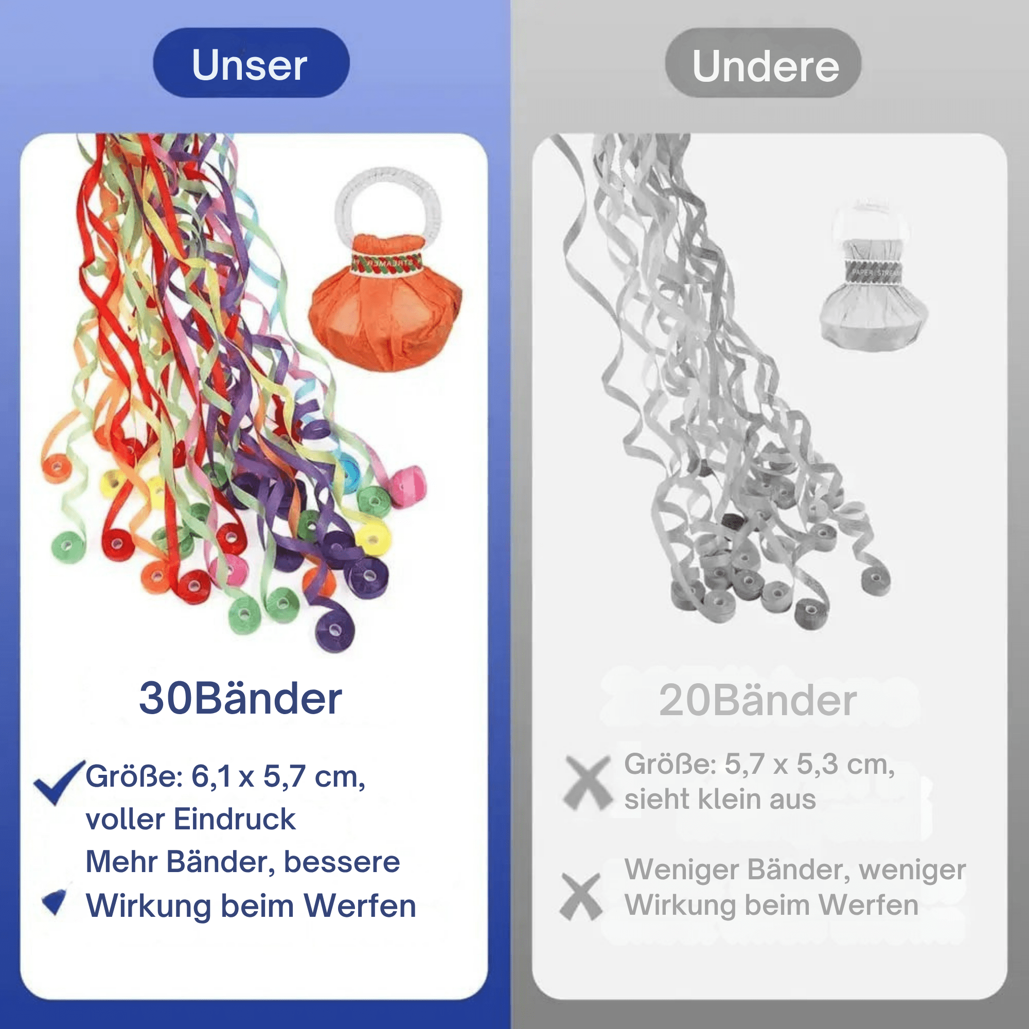 FeierFlair™ / Farbige Überraschung ganz ohne Konfetti-Chaos - Sopheria