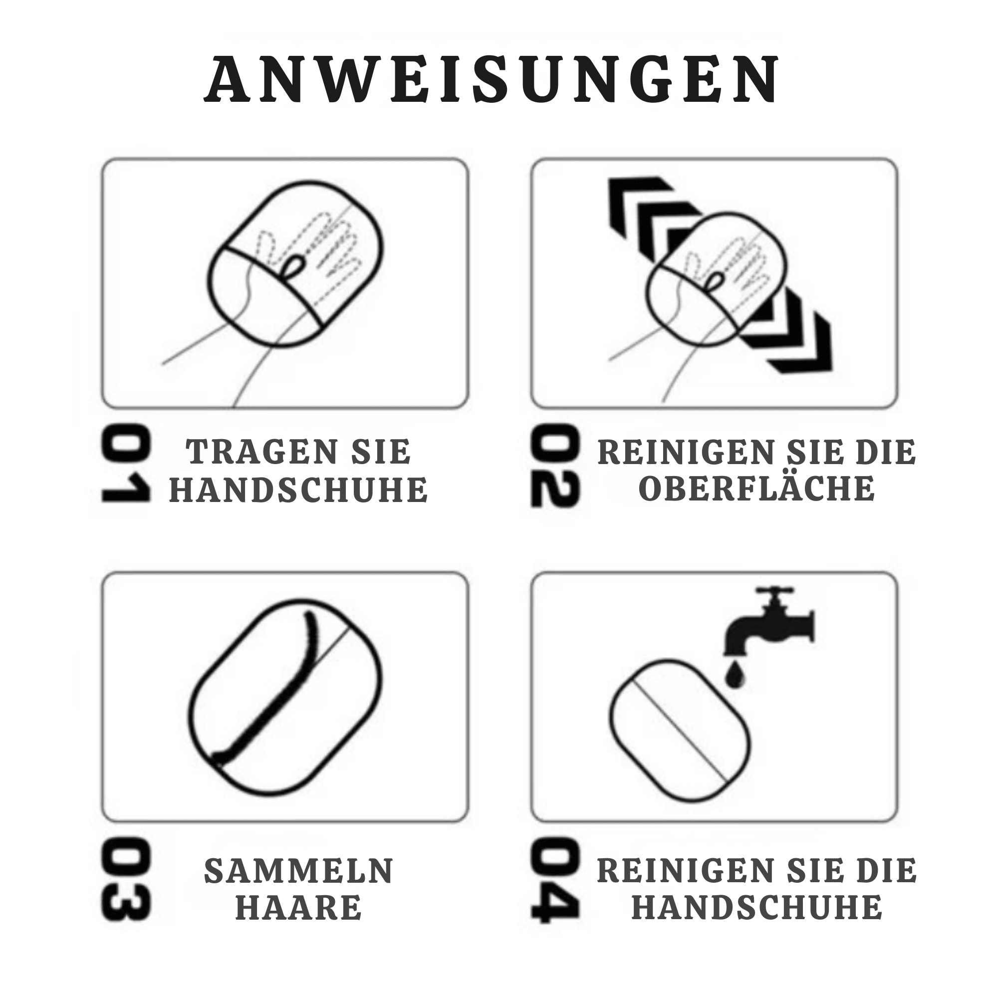 FellFänger™ / Tierhaare Mühelos Entfernen (1+3 GRATIS) - Sopheria