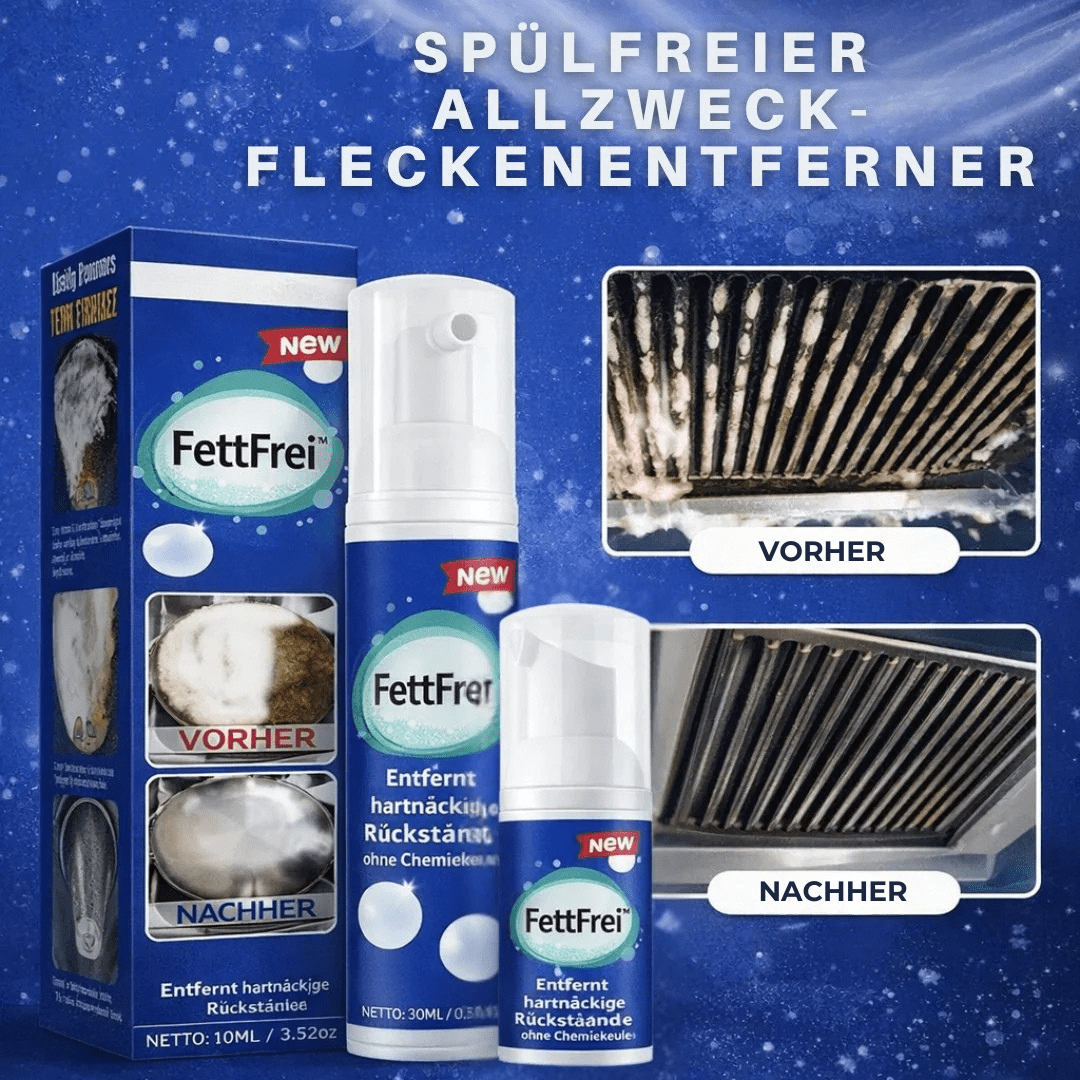 FettFrei™ / Entfernt hartnäckige Rückstände ohne Chemiekeule - Sopheria