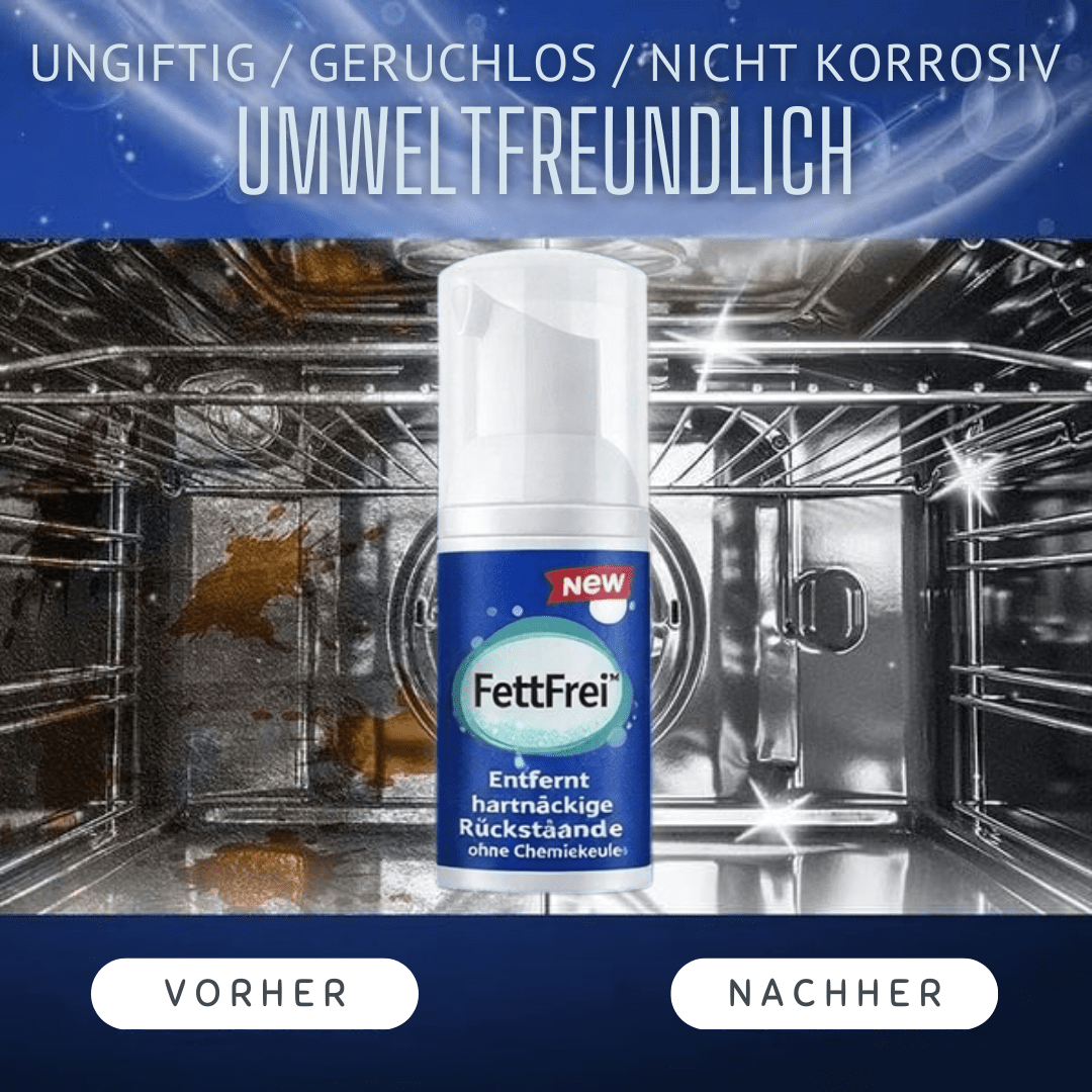 FettFrei™ / Entfernt hartnäckige Rückstände ohne Chemiekeule - Sopheria