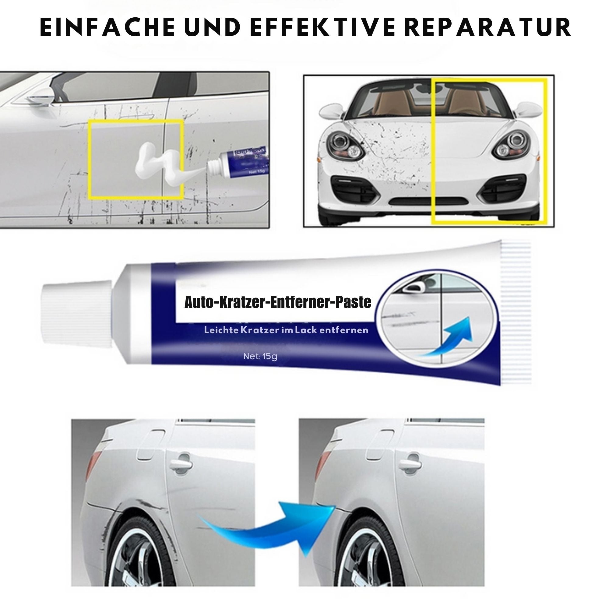 FinishFix™ / Auto-Kratzer-Entferner-Paste (1+1 GRATIS) - Sopheria