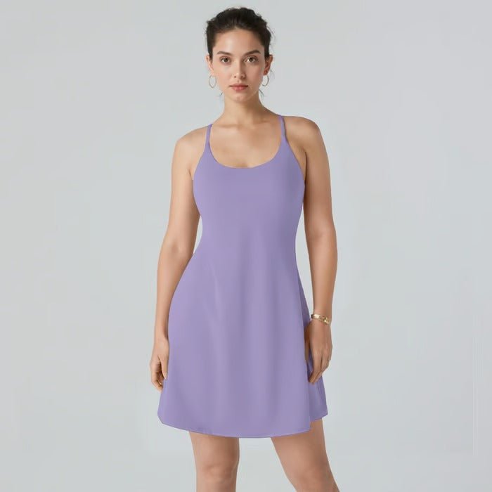 FitFinesse™ / Rückenfreies Fitnesskleid für mühelosen Stil und optimalen Halt - Sopheria