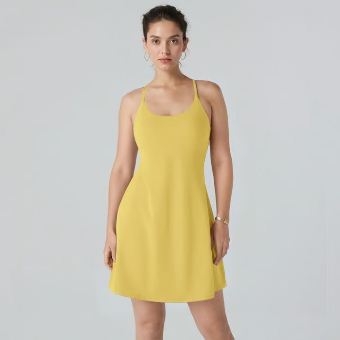 FitFinesse™ / Rückenfreies Fitnesskleid für mühelosen Stil und optimalen Halt - Sopheria