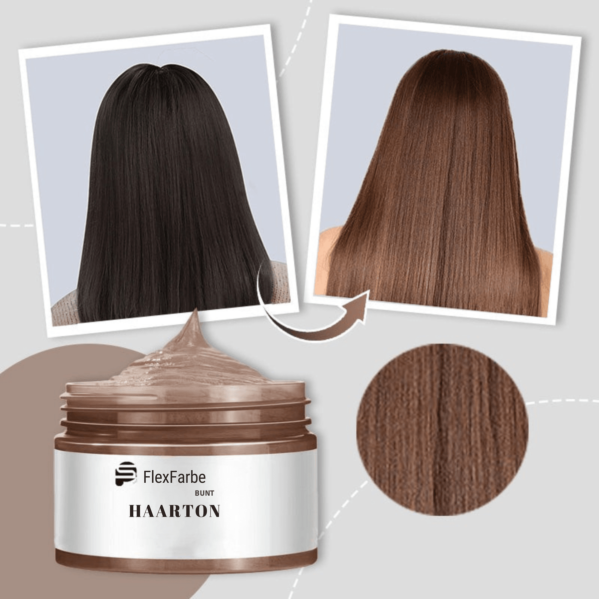 FlexFarbe™ / Temporäres Haarfärbewachs - Sopheria
