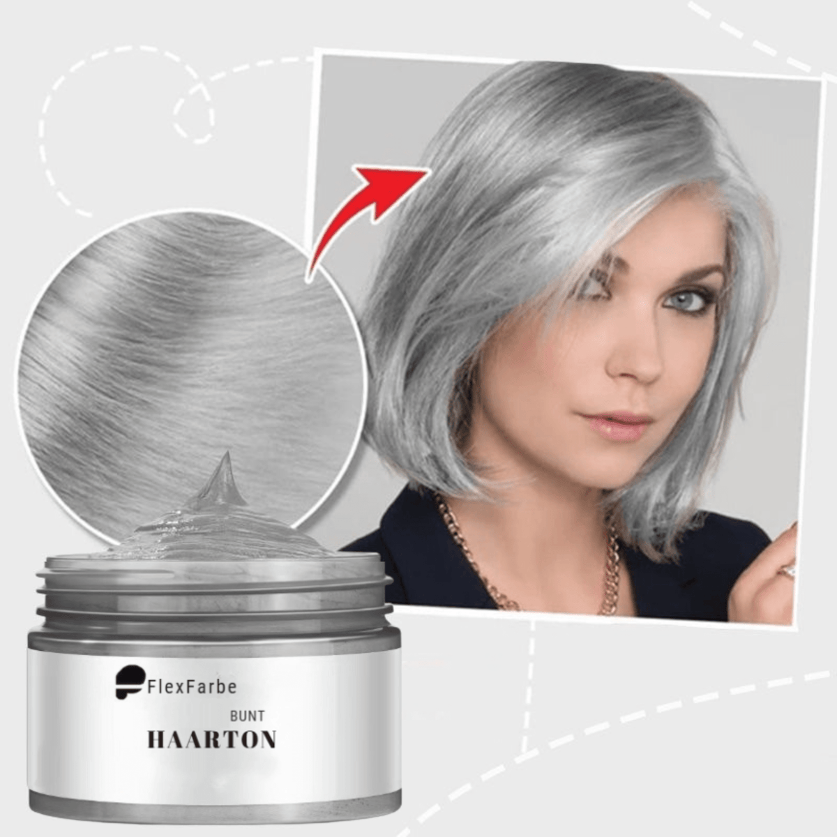 FlexFarbe™ / Temporäres Haarfärbewachs - Sopheria