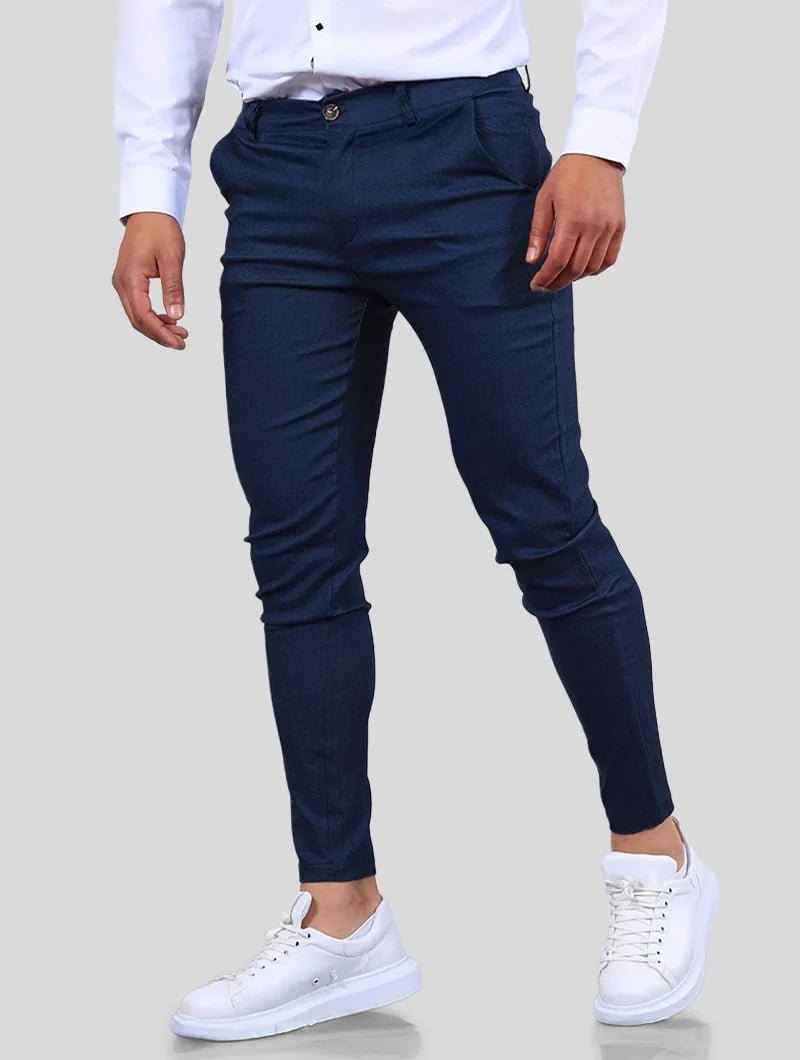 Flexform – Slim-Fit Stretchhose in Blau mit 4-Wege-Stretch für maximale Beweglichkeit - Sopheria