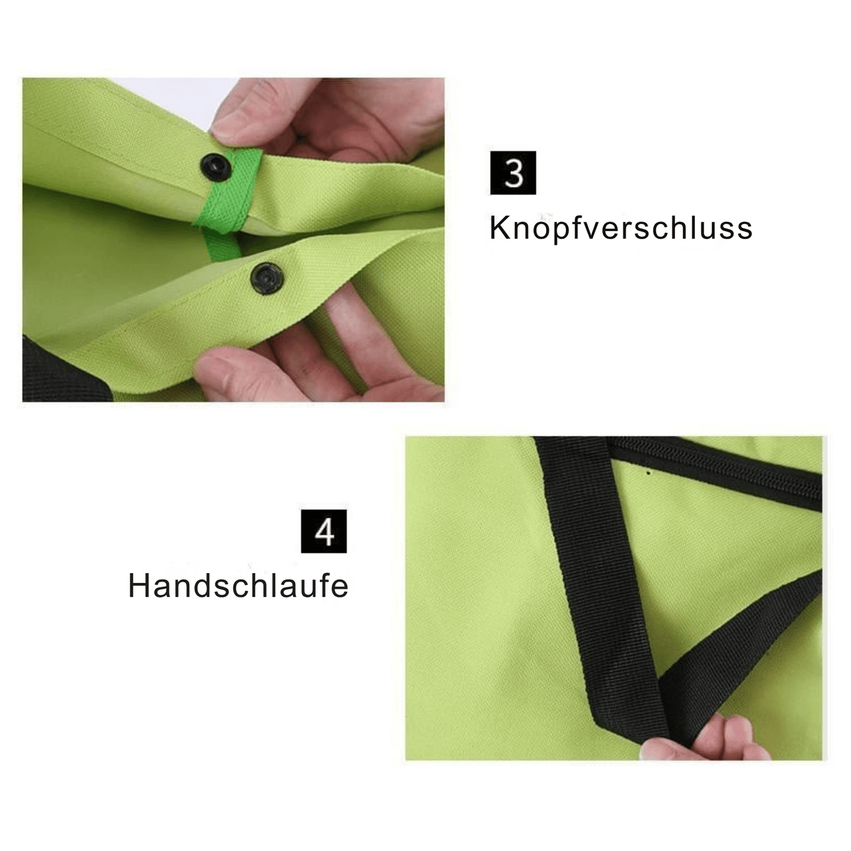 FlexTasche – Faltbare Einkaufstasche mit Rollen - Sopheria