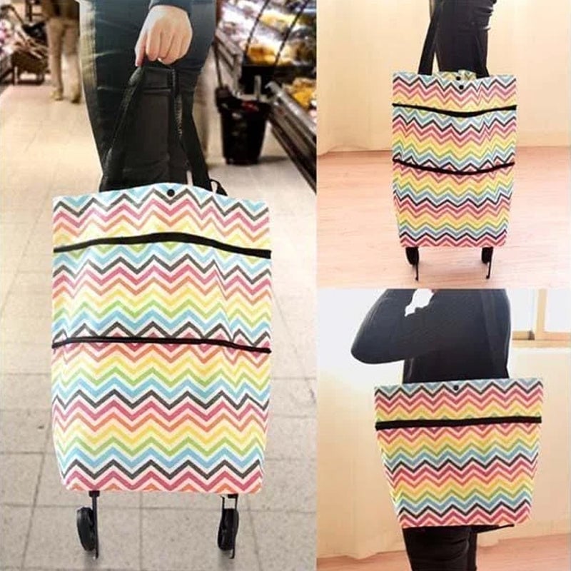 FlexTasche – Faltbare Einkaufstasche mit Rollen - Sopheria