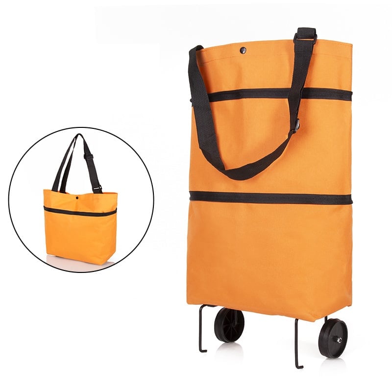 FlexTasche – Faltbare Einkaufstasche mit Rollen - Sopheria