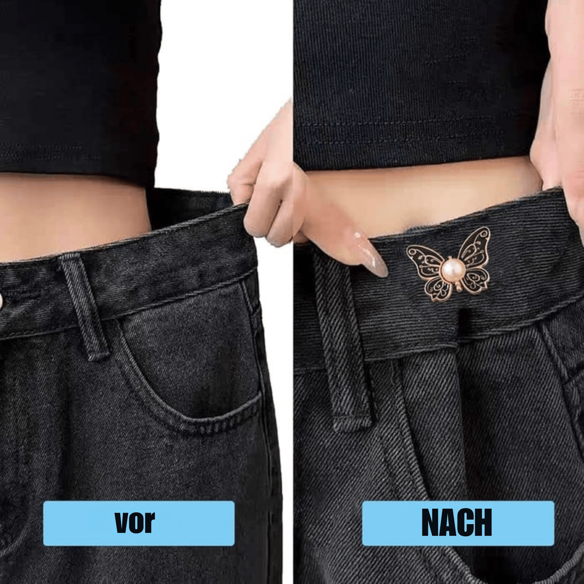 FlügelFix™ / Stilvolles Abnehmbares Schmetterlingsspangen-Set - Sopheria