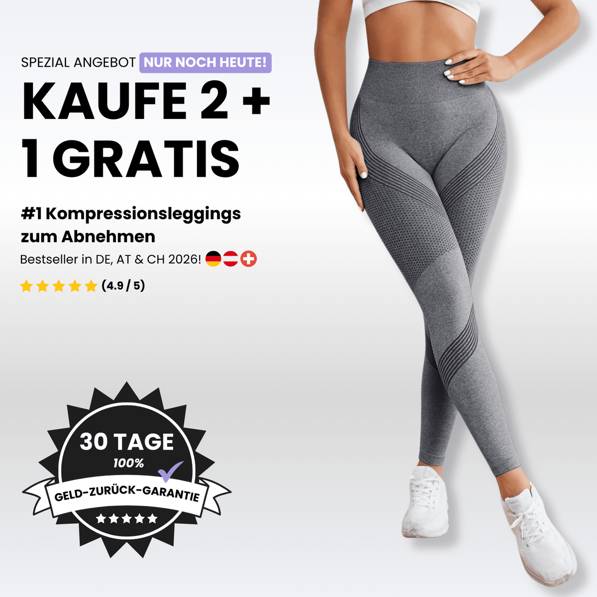 Formzeit – Abnehm-Leggings mit 3D-Kalorienboost & Bauchformung für den Alltag - Sopheria