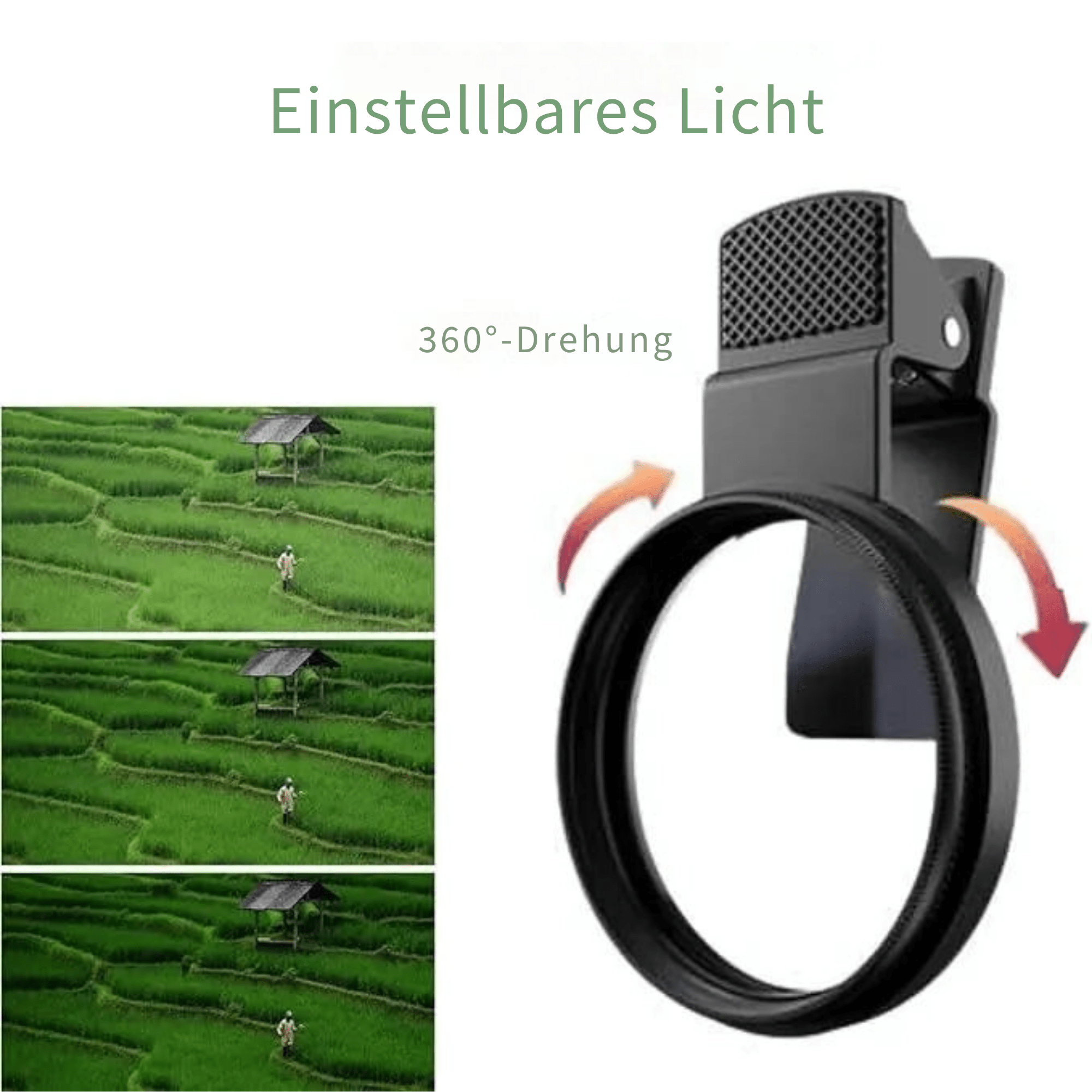 FotoFilter™ / 52mm CPL-Smartphone-Filter für Weniger Blendung & Sattere Farben - Sopheria