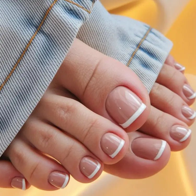 French-Weißes Gel-Pediküre-Set - Sopheria