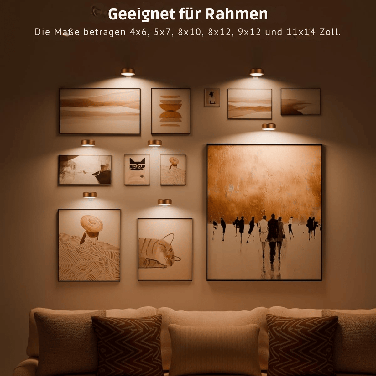 GalerieGlanz™ / Verstellbare Kunstpräsentationsbeleuchtung - Sopheria