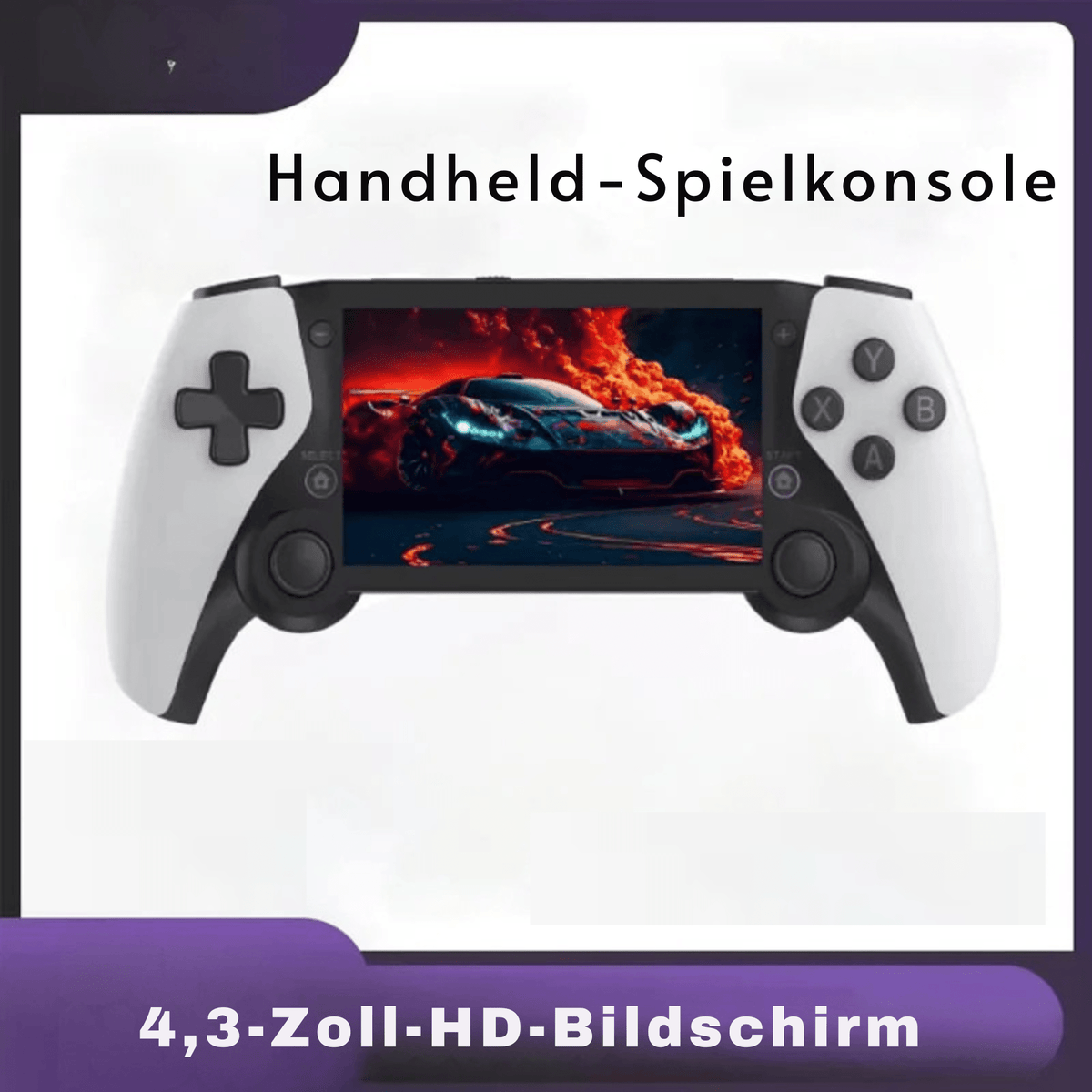 GameGlück™ / Handheld-Retrokonsole mit HDMI für sofortigen Spielspaß am TV - Sopheria