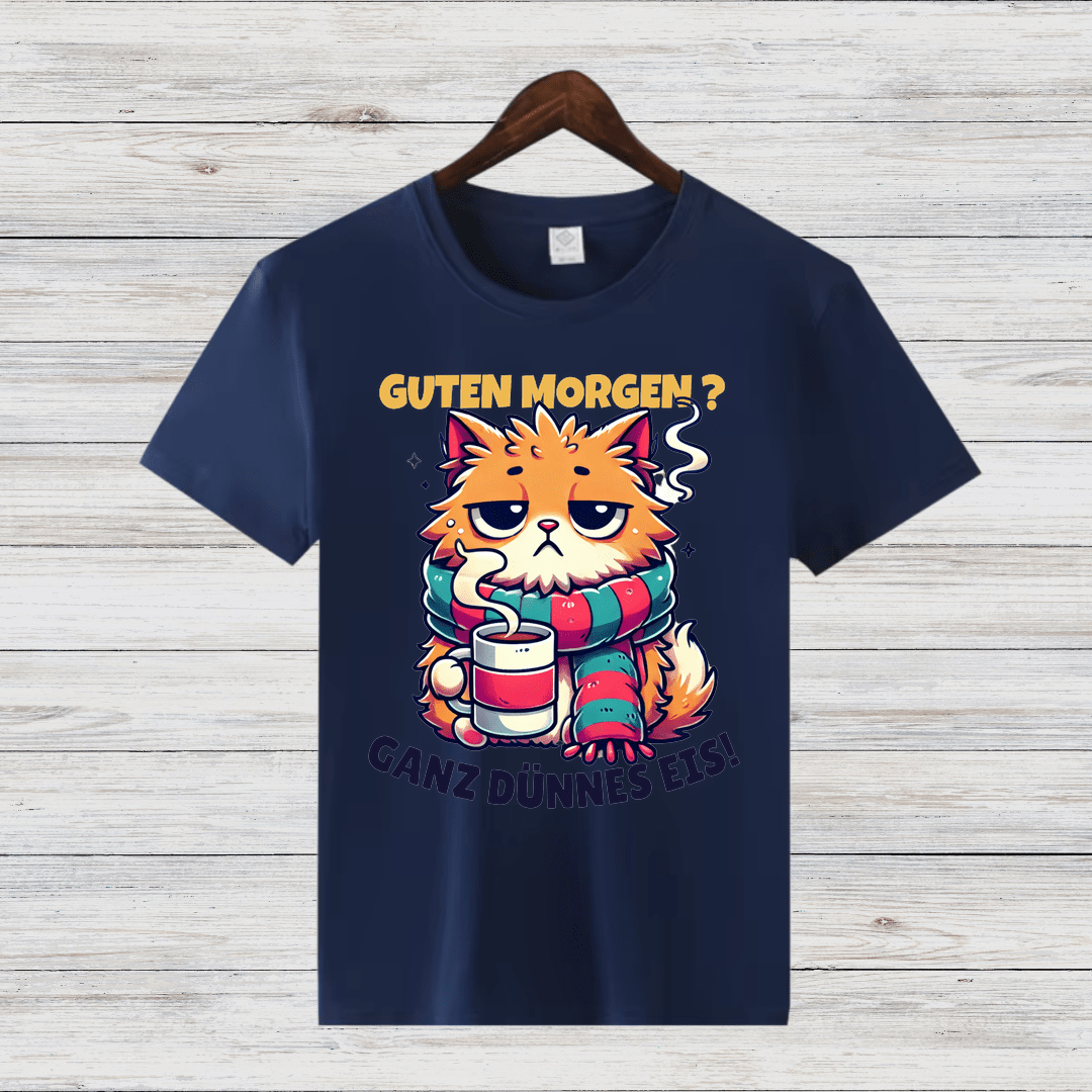 Gemütliche Katze | Lustiges Wintershirt | Humorvolles Statement Shirt | Perfekt für kalte Tage - Sopheria