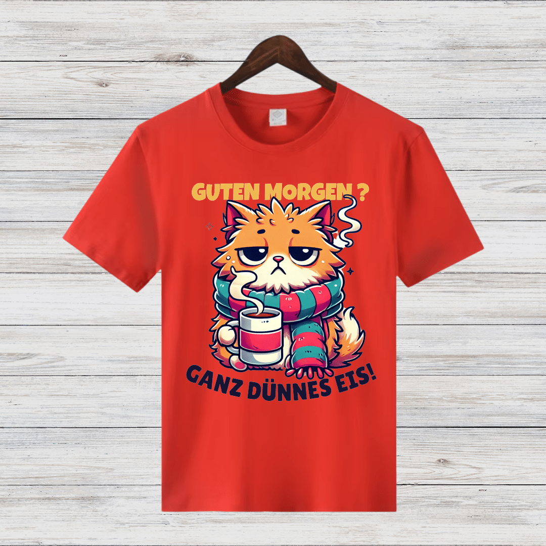 Gemütliche Katze | Lustiges Wintershirt | Humorvolles Statement Shirt | Perfekt für kalte Tage - Sopheria