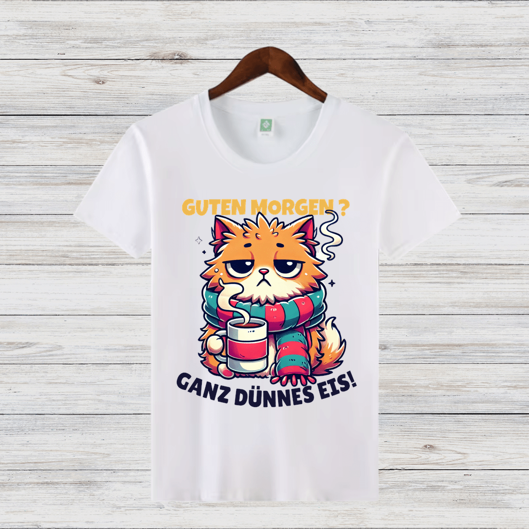 Gemütliche Katze | Lustiges Wintershirt | Humorvolles Statement Shirt | Perfekt für kalte Tage - Sopheria