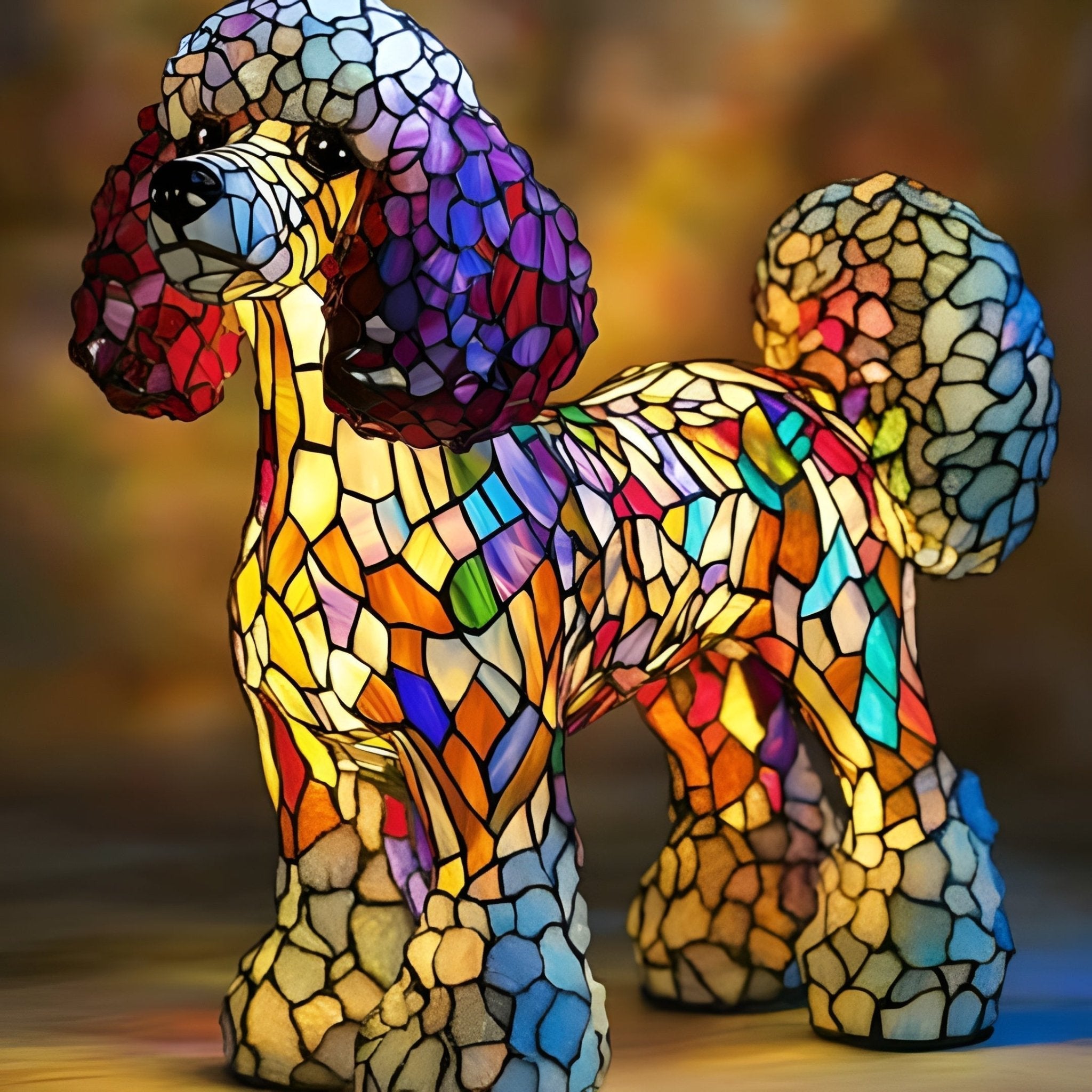 Gigi | Magisk Buntglas-Hundelampe - Sopheria